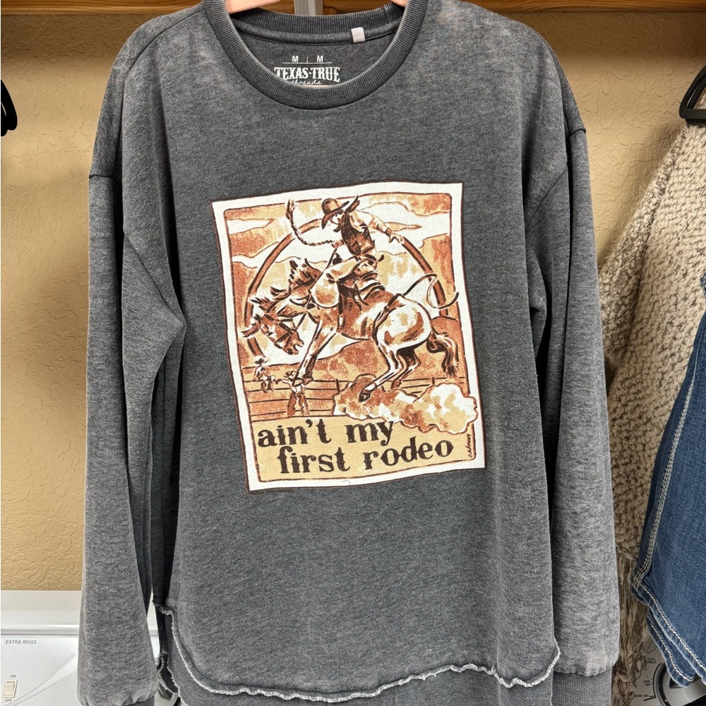 Texas True Gray Graphic Women's Sweater